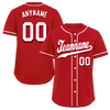 Custom Red Classic Style White Personalized Authentic Baseball Jersey BSBJ01-bd0fadf