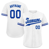 Custom White Classic Style Blue Personalized Authentic Baseball Jersey BSBJ01-bd0fa0f