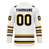 Custom White Yellow Personalized Hockey Jersey HCKJ01-D0a70ef