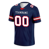 Custom Blue Classic Style Personalized Authentic Football Jersey FBJ02-bd0a70b0