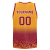 Custom Yellow Orange Fade Fashion Sports Uniform Basketball Jersey BBJ01-D020102-10