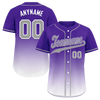 Custom Purple White Fade Fashion Personalized Authentic Baseball Jersey BSBJ01-D0a70eb