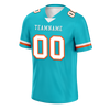 Custom Cyan Classic Style Personalized Authentic Football Jersey FBJ02-bd0a70ba