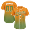 Custom Orange Green Fade Fashion Personalized Authentic Baseball Jersey BSBJ01-D0a70b9