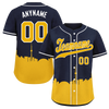 Custom Blue Yellow City Edition Personalized Authentic Baseball Jersey BSBJ01-D017135