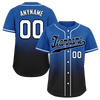 Custom Blue Black Fade Fashion Personalized Authentic Baseball Jersey BSBJ01-D0a70be