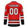 Custom Red Black Personalized Hockey Jersey HCKJ01-D0a700a