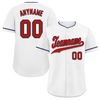 Custom White Classic Style Red Personalized Authentic Baseball Jersey BSBJ01-bd0fab8