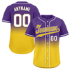 Custom Purple Yellow Fade Fashion Personalized Authentic Baseball Jersey BSBJ01-D0a70cb