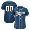 Custom Blue Stripe Fashion Personalized Authentic Baseball Jersey BSBJ01-D017258