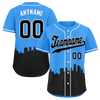 Custom Blue Black City Edition Personalized Authentic Baseball Jersey BSBJ01-D017132