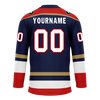 Custom Blue Red Personalized Hockey Jersey HCKJ01-D0a70af