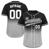 Custom Black Grey Fade Fashion Personalized Authentic Baseball Jersey BSBJ01-D0a70cf