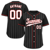 Custom Black Stripe Fashion Personalized Authentic Baseball Jersey BSBJ01-D017243