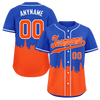 Custom Blue Orange City Edition Personalized Authentic Baseball Jersey BSBJ01-D017128