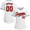 Custom White Classic Style Red Personalized Authentic Baseball Jersey BSBJ01-bd0fab8