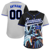 Custom Black Gray Skull Fashion Personalized Authentic Baseball Jersey BSBJ01-D017144