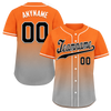 Custom Orange Grey Fade Fashion Personalized Authentic Baseball Jersey BSBJ01-D0a70ec