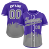 Custom Purple Gray City Edition Personalized Authentic Baseball Jersey BSBJ01-D017137