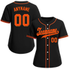 Custom Black Classic Style Orange Personalized Authentic Baseball Jersey BSBJ01-bd0fae7