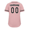 Custom Pink Classic Style Black Personalized Authentic Baseball Jersey UN002-bd0b00d8-b8