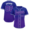 Custom Blue Purple Fade Fashion Personalized Authentic Baseball Jersey BSBJ01-D0a70ea