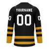 Custom Black Yellow Personalized Hockey Jersey HCKJ01-D0a70ee