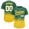 Custom Green Yellow Fade Fashion Personalized Authentic Baseball Jersey BSBJ01-D0a70ca