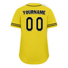 Custom Yellow Classic Style Black Personalized Authentic Baseball Jersey UN002-bd0b00d8-b7