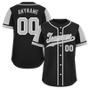 Custom Black Gray Raglan Sleeves Personalized Authentic Baseball Jersey BSBJ01-D017175