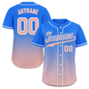 Custom Blue Pink Fade Fashion Personalized Authentic Baseball Jersey BSBJ01-D0a70e0