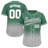 Custom Green Grey Fade Fashion Personalized Authentic Baseball Jersey BSBJ01-D0a70c9