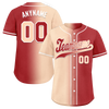 Custom Beige Red Gradient Fashion Personalized Authentic Baseball Jersey BSBJ01-D0a708f