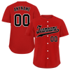 Custom Red Classic Style Black Personalized Authentic Baseball Jersey BSBJ01-bd0fa09