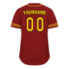 Custom Red Classic Style Yellow Personalized Authentic Baseball Jersey UN002-bd0b00d8-aa