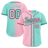 Custom Pink Cyan Gradient Fashion Personalized Authentic Baseball Jersey BSBJ01-D0a708b