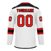 Custom White Black Personalized Hockey Jersey HCKJ01-D0a700c