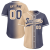 Custom Beige Blue Gradient Fashion Personalized Authentic Baseball Jersey BSBJ01-D0a7080