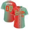 Custom Red Green Gradient Fashion Personalized Authentic Baseball Jersey BSBJ01-D0a7a09