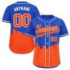 Custom Blue Orange City Edition Personalized Authentic Baseball Jersey BSBJ01-D017140