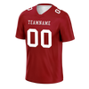 Custom Red Classic Style Personalized Authentic Football Jersey FBJ02-bd0a700a