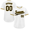 Custom White Classic Style Black Personalized Authentic Baseball Jersey BSBJ01-bd0fad8