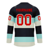 Custom Black White Personalized Hockey Jersey HCKJ01-D0a70db