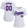 Custom White Classic Style Blue Personalized Authentic Baseball Jersey BSBJ01-bd0fac8