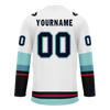 Custom White Blue Personalized Hockey Jersey HCKJ01-D0a70da