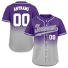 Custom Purple Grey Fade Fashion Personalized Authentic Baseball Jersey BSBJ01-D0a70cd