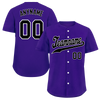 Custom Purple Classic Style Black Personalized Authentic Baseball Jersey BSBJ01-bd0fae9