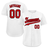 Custom White Classic Style Red Personalized Authentic Baseball Jersey BSBJ01-bd0fad9