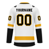 Custom White Black Personalized Hockey Jersey HCKJ01-D0a70a0