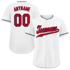 Custom White Classic Style Red Personalized Authentic Baseball Jersey BSBJ01-bd0faaf